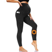 M2M STYLE Women's Maternity Fleece Lined Leggings with Pockets