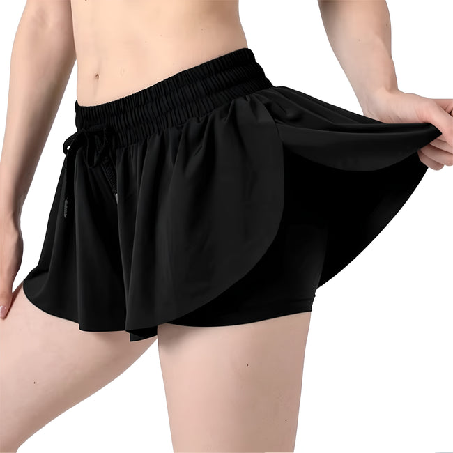 M2M STYLE Women's Flowy Tennis Skirt Shorts with Pockets