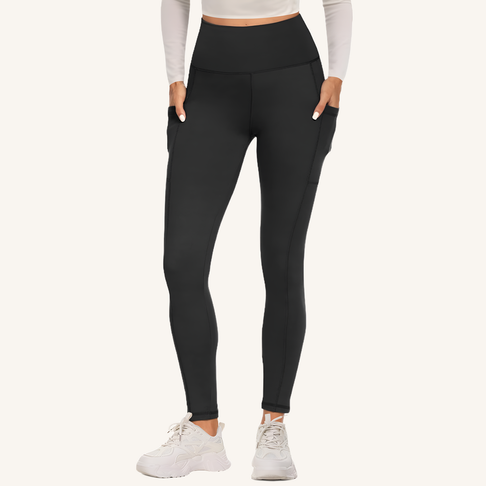 M2M STYLE Women's High Waisted Leggings with Pockets