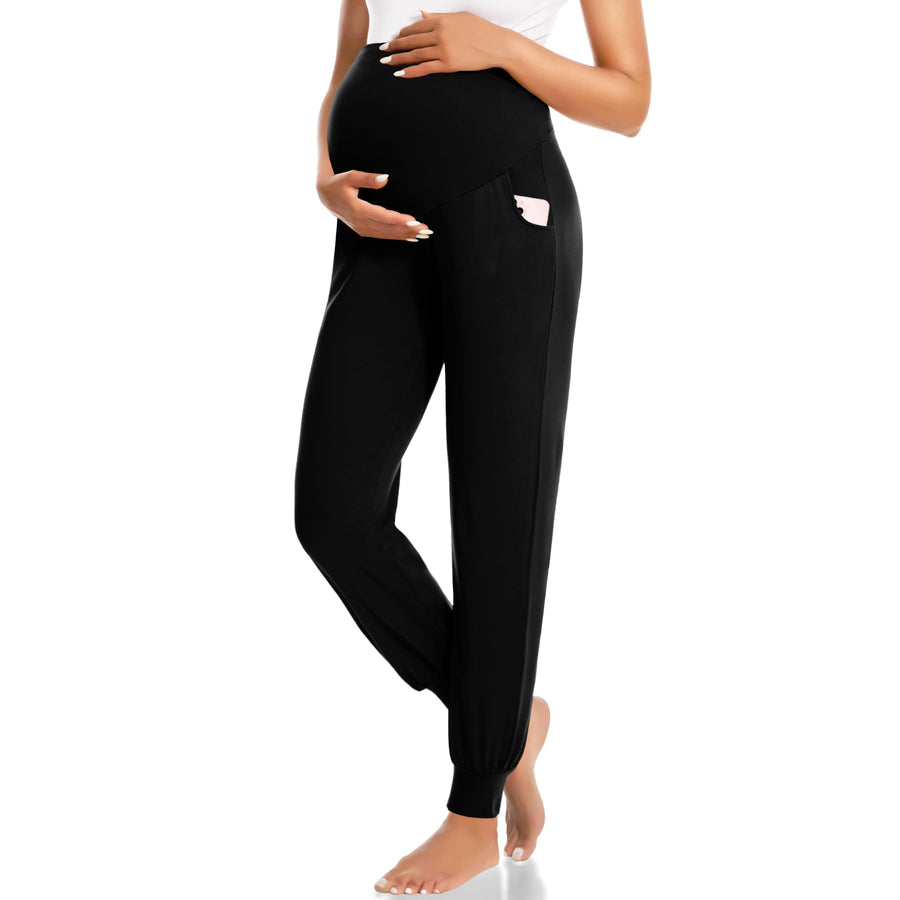 M2M STYLE Women's Maternity Jogger Pants with Pockets
