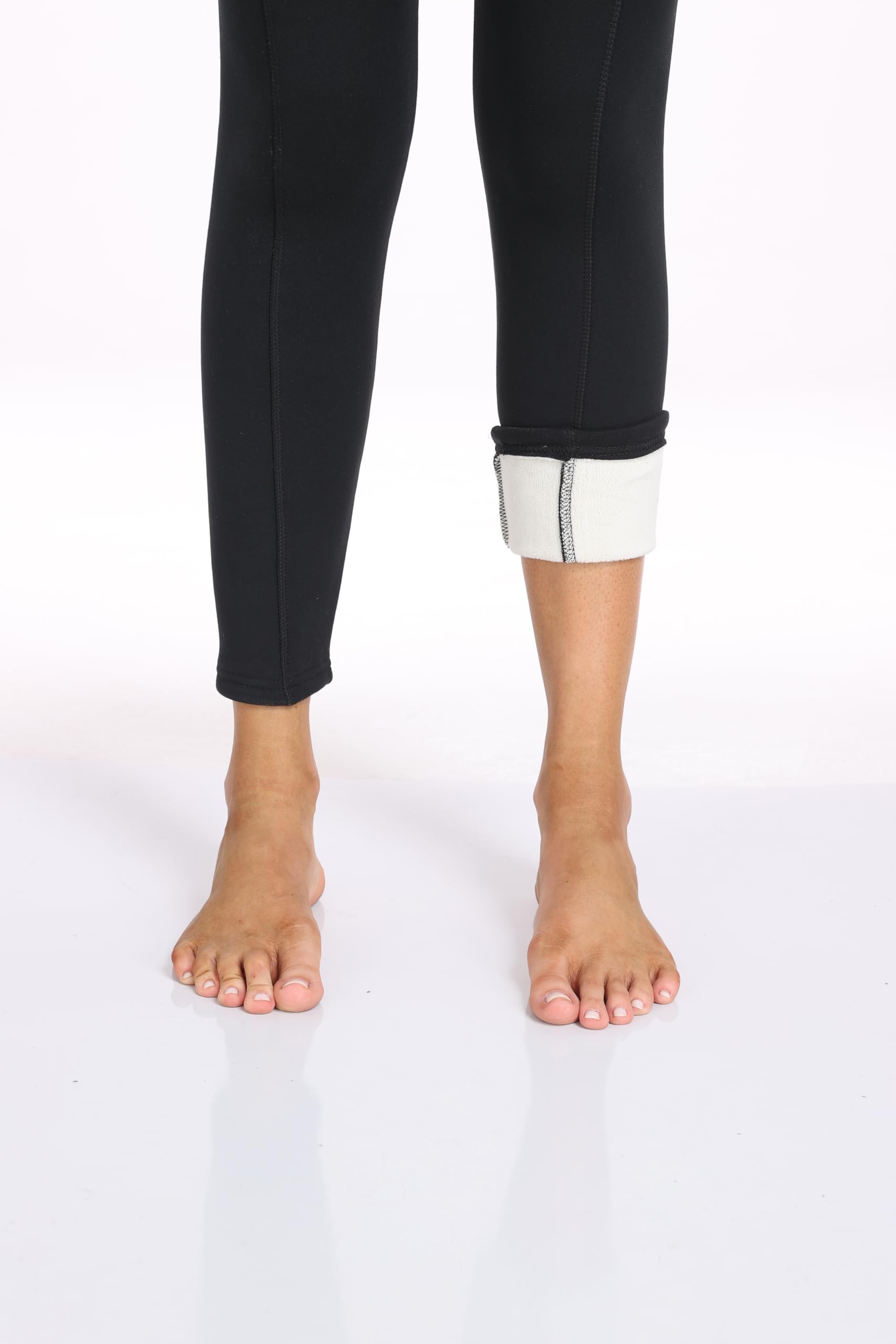 M2M STYLE Women's Thermal Fleece Lined Leggings with Pockets