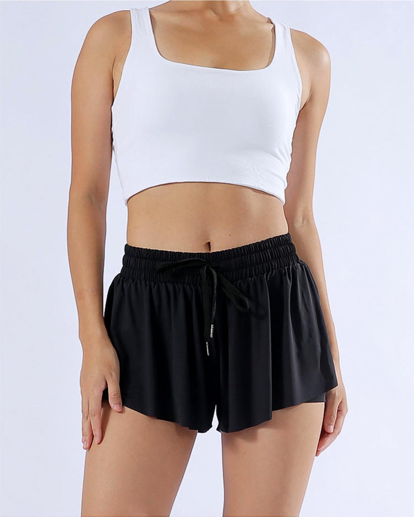 M2M STYLE Women's Flowy Tennis Skirt Shorts with Pockets