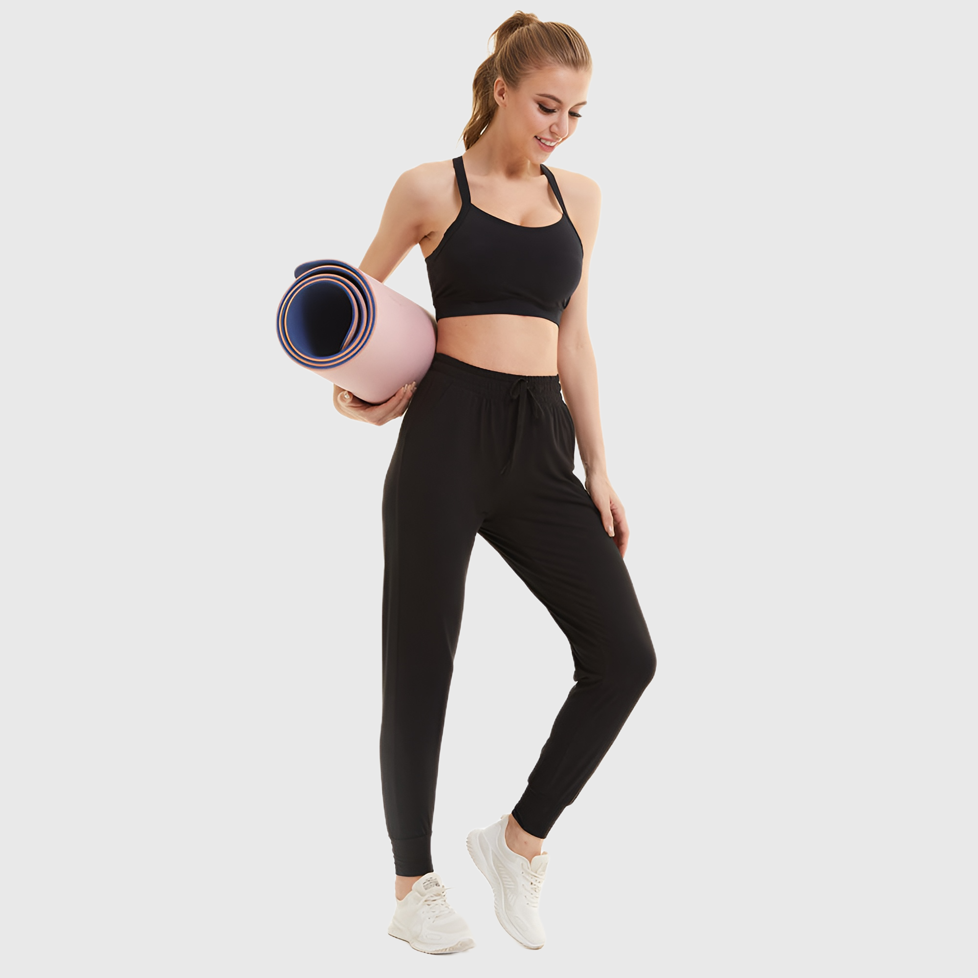 M2M STYLE Women's Lightweight Joggers with Pockets