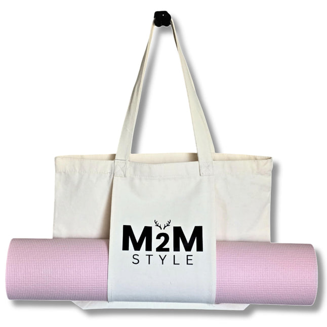 M2M STYLE  Yoga Mat Tote Bag, Multi-Purpose - Travel, Beach, Workout