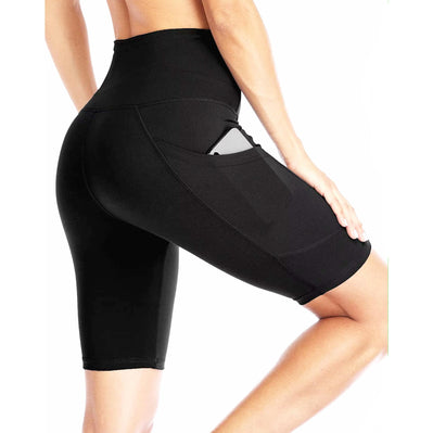 M2M STYLE Women's High Waisted Yoga Shorts with Pockets 8