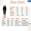 M2M STYLE Women's High Waisted Capri Leggings with Pockets