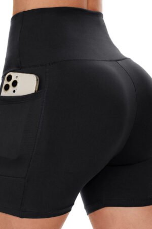 High Waisted Biker Shorts with Pockets for Women – Soft & Stretchy Workout Shorts for Yoga, Running, Cycling, and Fitness