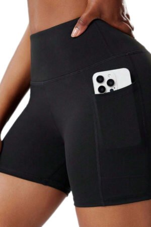 High Waisted Biker Shorts with Pockets for Women – Soft & Stretchy Workout Shorts for Yoga, Running, Cycling, and Fitness